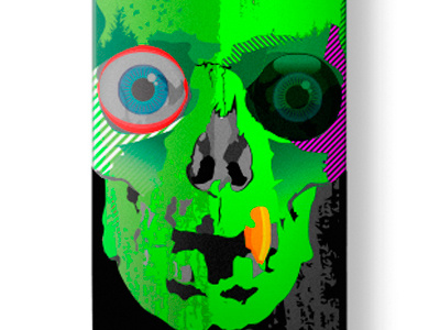 Sk8 or die neon scull skateboard skateboard graphics