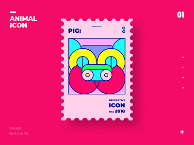 Animal icon series-Pig