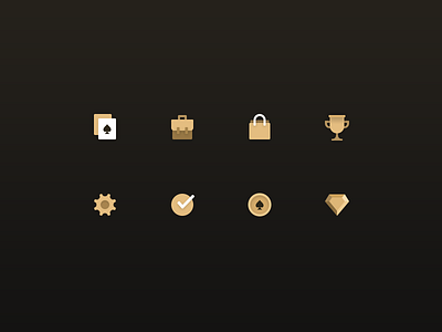 Poker app icons