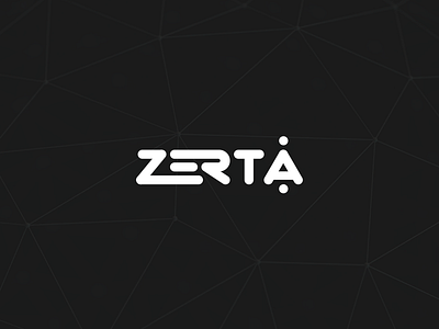 Zerta branding clean design identity illustration illustrator lettering logo minimal type typography vector