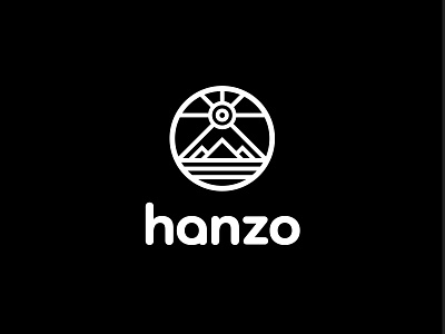 Hanzo branding clean design identity illustration illustrator lettering logo minimal type typography vector