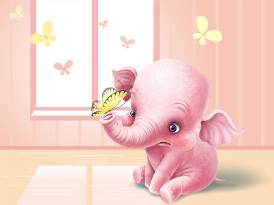 Baby elephant Martik