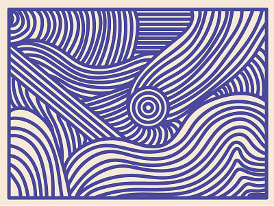 Sketch Study - Waves background circles illustration lines pattern sketch waves