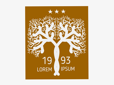 Logo or stamp of banyan tree club garden