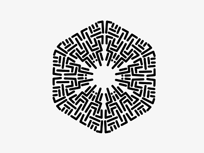 Symmetrical line maze element