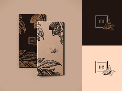 NIBS art brand and identity branding branding design chocolate design drawing food graphic design identity illustration illustrator logo logo a day package package design package mockup type vector