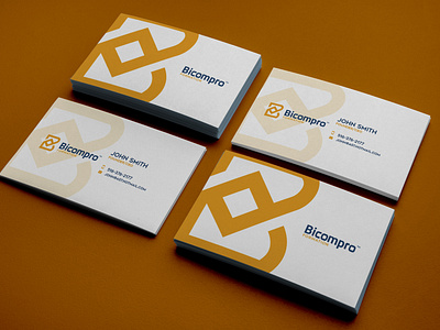 Business card design for Bicompro Formation Company