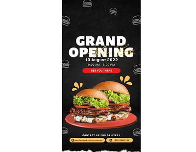 Banner Design for Restaurant Grand Opening branding