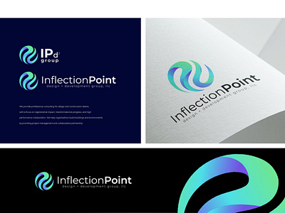 Inflection Point Logo Design branding logo