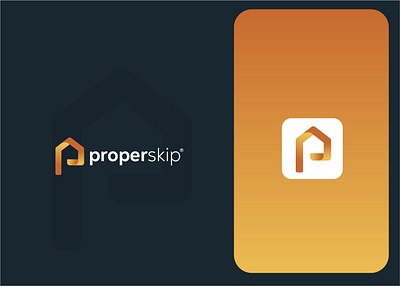 Properskip logo branding logo