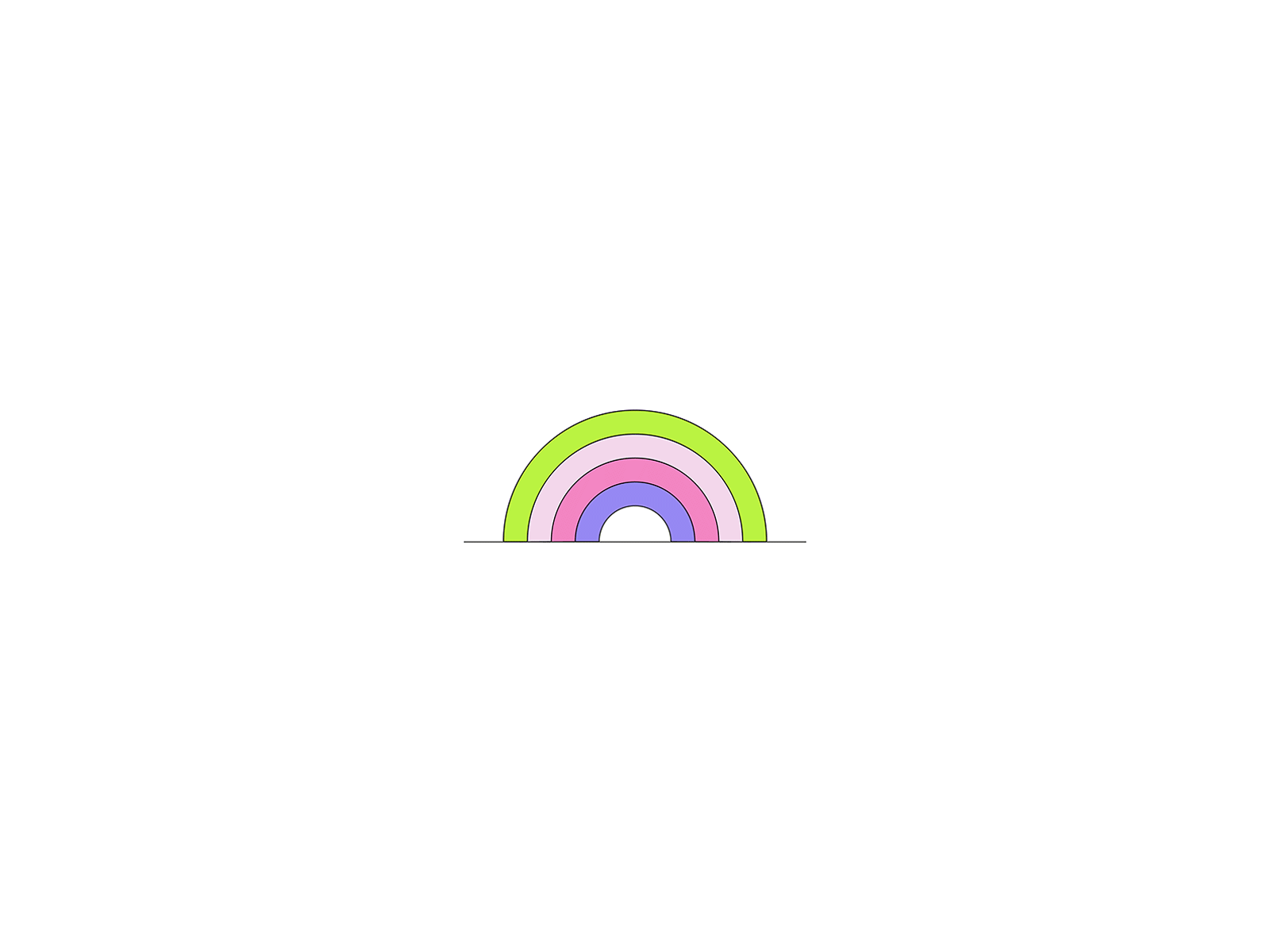 Rainbows design digital art graphic design illustration illustrator vector