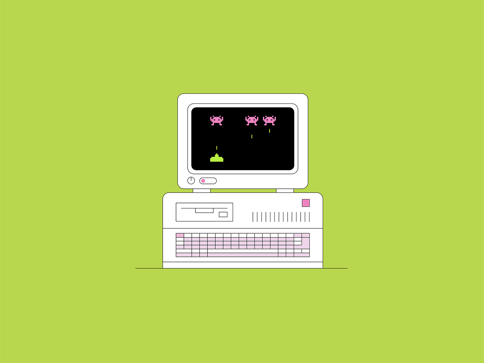 The Nimrod computer design digital art gaming gif graphic design illustration illustrator retro retro gaming retro technology tech technology vector