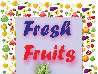 fresh fruits fresh fruits graphic design