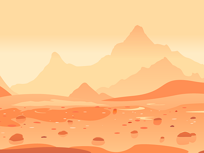 Martian landscape