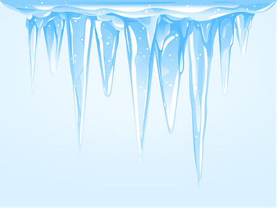 Icicle cluster cold icicle illustration vector winter