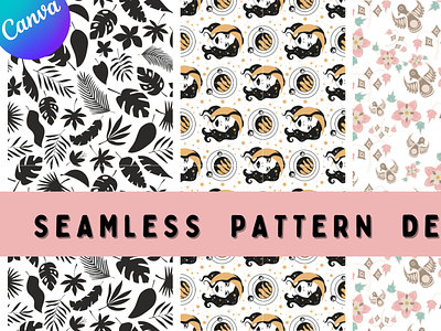 Seamless Patterns Designs accessories design branding design pattern design planner print design printable product design seamless