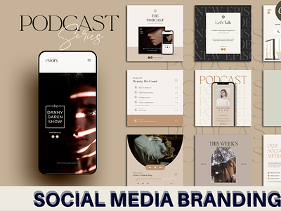 Social Media Branding Kit branding design graphic design print design social media