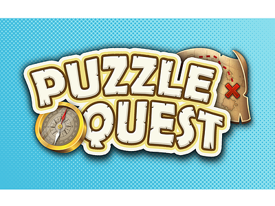 Puzzle Quest Logo - Mockup