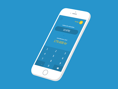Calculate Income WIP app blue calculate input taxes wip yellow