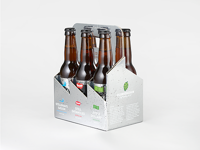ØLSNEDKEREN Six-Pack beer labels silver sixpack