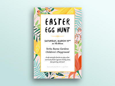 Easter Flyer - Epic Church