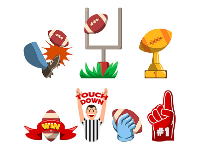 American Football Winning Fancy Badge american award badge ball championship competition cup football match play rugby tournament