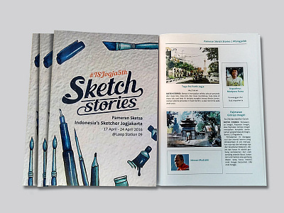 Sketch Stories Catalog catalog graphic design layout design publishing urban sketching