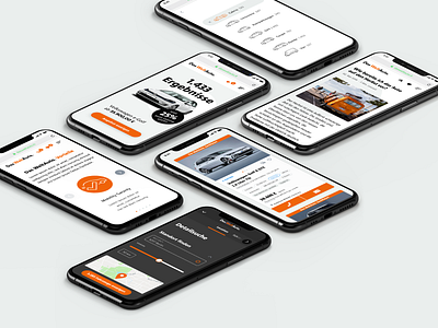 VW DasWeltAuto. car design interface layout mobile platform screens ui ux