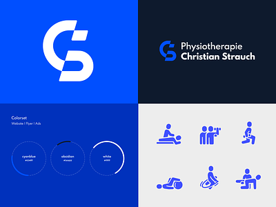 Corporate Identity – Physical Therapy branding colorset corporate design corporate identity design illustration interface logo typography