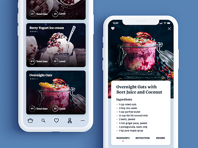 HungryMaw App Screen app cooking design desserts food hungry interface maw screen