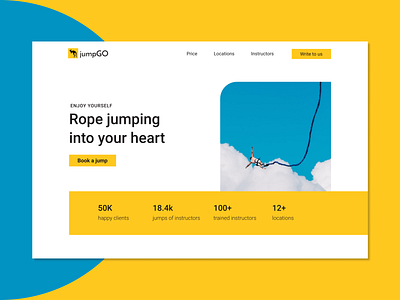 JumpGo - landing page design