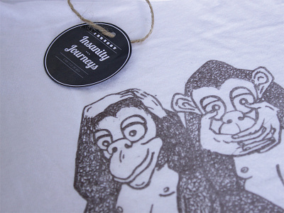 Insanity Journeys // 3 Wise Monkeys illustration insanity journeys lima sara