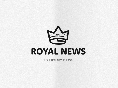 Royal News crown logo news newspaper royal