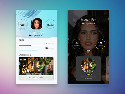 Social App ui ux