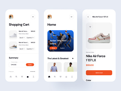 Shopping App in CaMo UI Kit | 100+ Screens by ThemeX on Dribbble