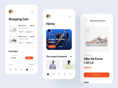 Shopping App in CaMo UI Kit | 100+ Screens app app design app ui cadesign design ecommerce app ios app kit mobile app online shop online store shop shopping shopping app shopping cart trendy ui ui kit ui8