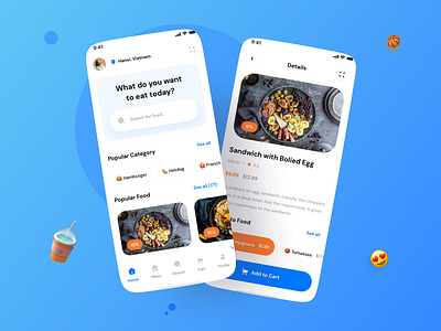 CaMo 2 | Food Delivery app cadesign camo delivery design finance food food delivery kit medical music onboarding taxi ui ui kit ui8 ui8net video