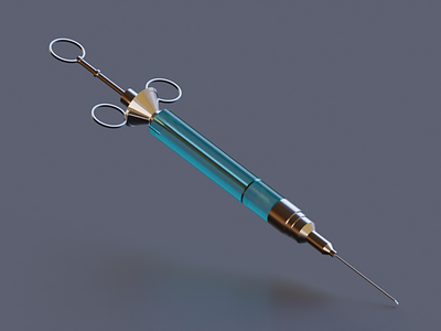 3D syringe 3d design
