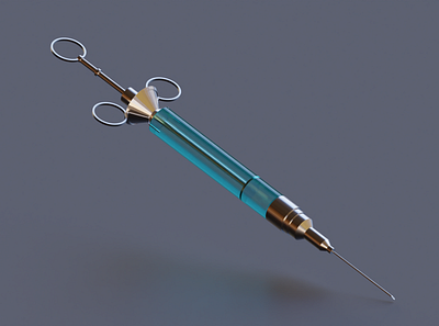 3D syringe 3d design