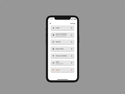 Light Settings Design app design figma ui ux