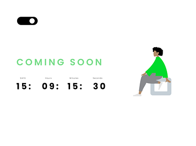 Day 14 & 15 : Countdown timer and switch - Light Mode branding design figma typography ui ux