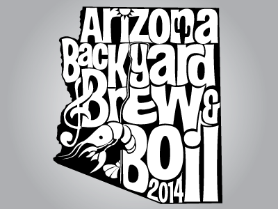 AZ Backyard Brew & Boil Beer Glass Imprint