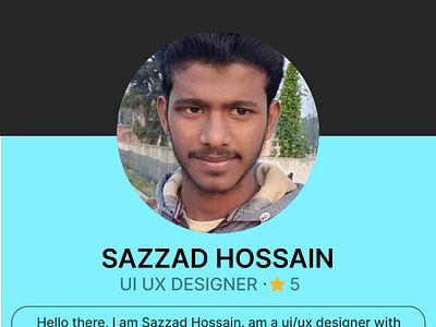 PROFILE PAGE CREATION branding figma graphic design profile page ui ux