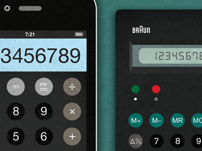 iPhone / Braun Calculator