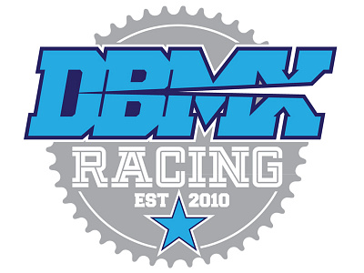 DBMX - Doncaster BMX Racing - Club Logo. bikes bmx chainring club design graphic logo