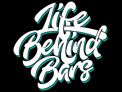 Life Behind Bars - TShirt Graphic bikes bmx design graphic riding tshirt typography