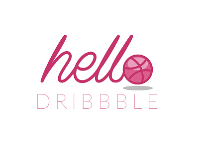 Hello Dribbble Community debut dribbble hello welcome