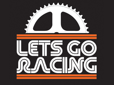 Lets Go Racing - New T-Shirt Graphic. bmx design graphic t shirts type vector