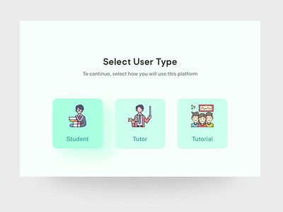 Select User Type