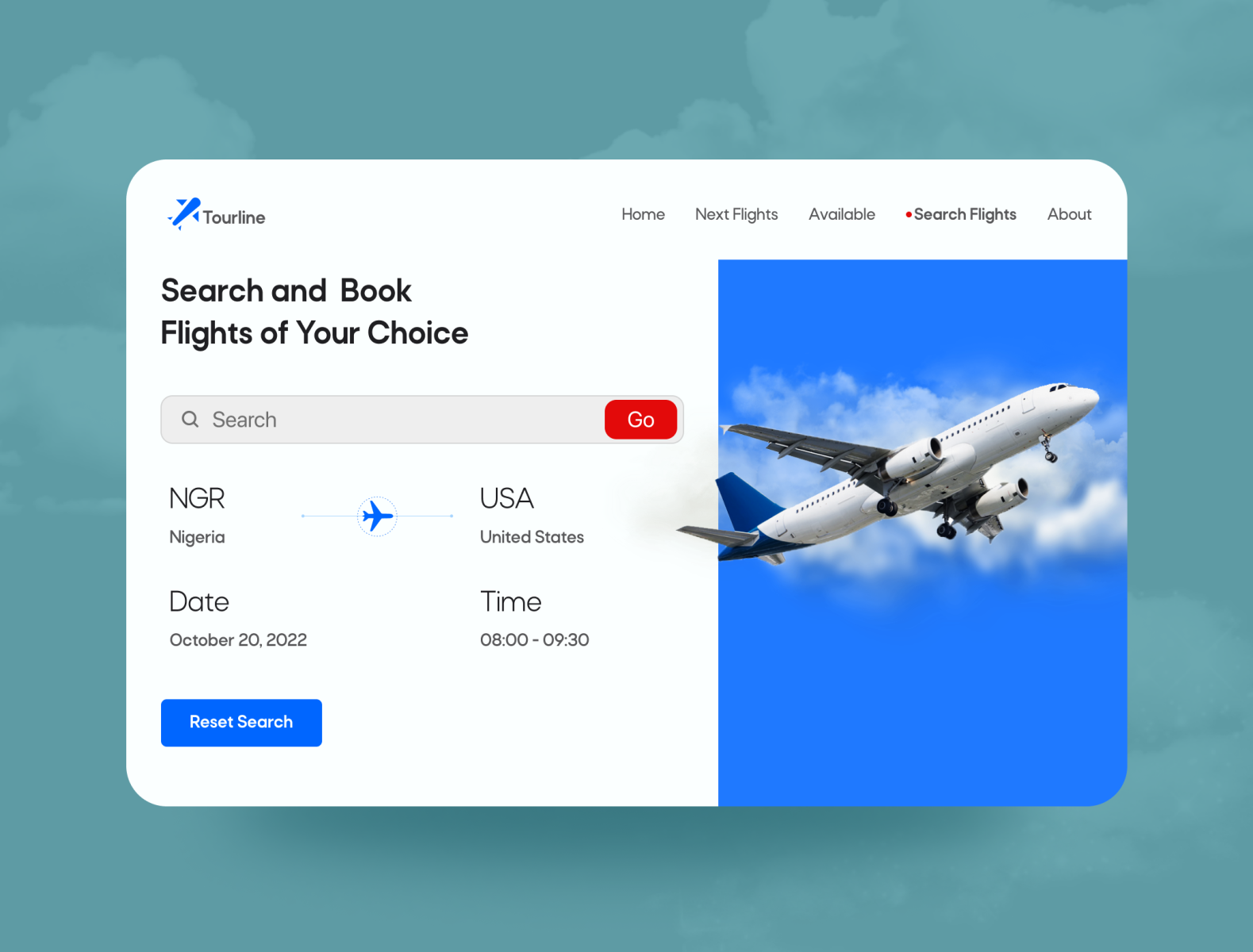 Search Flight by BobolaJames on Dribbble